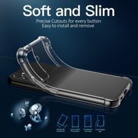 Nouvelles arrivées Étui de téléphone portable en TPU souple antichoc transparent pour Samsung Galaxy S22 + 5G 6.6