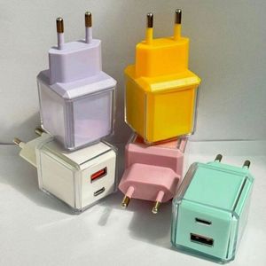 อะแดปเตอร์ชาร์จเร็ว Wall Charge PD 20W ช่องเสียบ USB Mini USB-C PD QC สำหรับโทรศัพท์มือถือ รุ่น Phone13 14 15 16 - Product Image 1