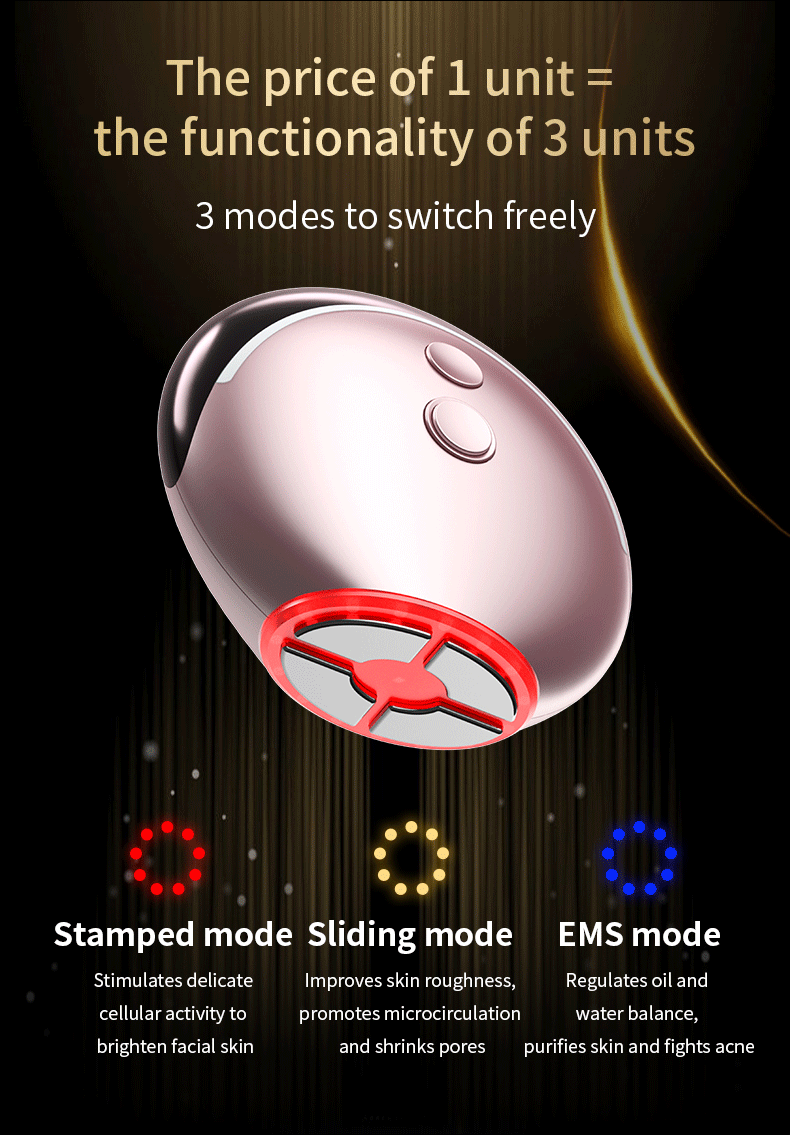 OEM Face Beauty Instrument Radio Frequency Skin Tightening Machine 1100mAh