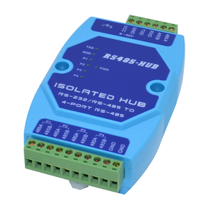 Optocoupleur industriel isolé, concentrateur de bus RS485 à 4 ports et distributeur de signal (1 entrée - 4 sorties), concentrateur RS485 industriel W731 - Product Image 3
