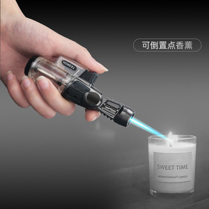 Encendedor recargable de metal curvado JOFI 1 Jet, mini antorcha a prueba de viento de butano para cigarrillos, regalo, vela - Product Image 4