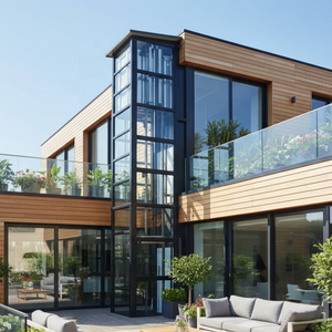 Ascensor Residencial Moderno para Viviendas <span class=keywords><strong>de</strong></span> 2 Pisos, Elevador para el Hogar con Cabina <span class=keywords><strong>de</strong></span> Vidrio y Puertas Automáticas, Ascensor para Pasajeros - Product Image 6
