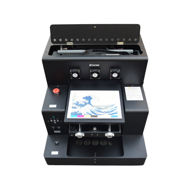 FocusInc A4  Varnish Uv Dtf Printer Film A3 Uv Flat Bed Printer Small Uv Printer for shein Bags