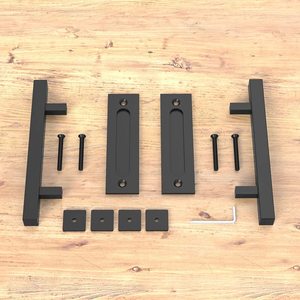 Manija para Puerta Corredera de Granero de 1100 mm, Manija Simple para Puerta Corredera de Granero de 12 Pulgadas/Manija Rústica para Puerta Corredera de Granero - Product Image 5