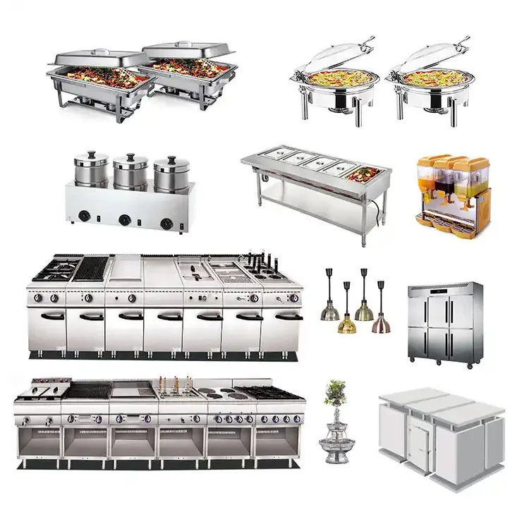 Equipo de catering comercial Suministros para hoteles y restaurantes Platos de frotamiento para buffet para cafetería y restaurante