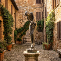 Sculpture féminine élégante en bronze - Sur mesure et installation professionnelle à domicile