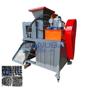 Pillow shape charcoal coal briquette <b>press</b> <b>machine</b> high output hydraulic Powder ball forming machinery - Product Image 1