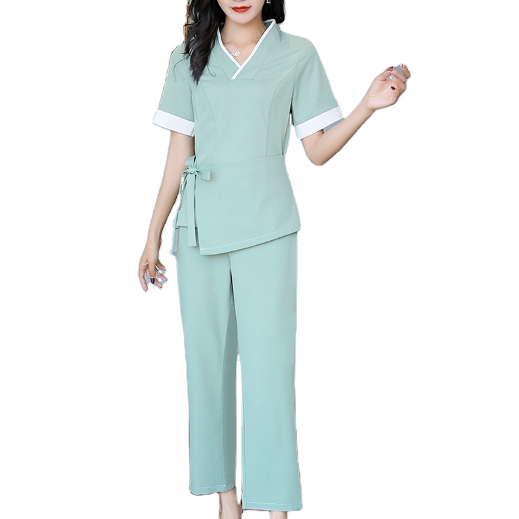 Модный тонкий халат из чистого хлопка, комплект из двух предметов, двойной хлопковый Халат, пижама, впитывающая сауна, красивая одежда