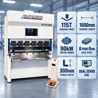 Cintreuse CNC à vis à billes 115T 1600mm intelligente, haute rigidité et écoénergétique pour la fabrication de tôles de grande épaisseur