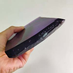 1 pièce synthétique hydrothermale 8 # lumière améthyste Quartz cristal brut amétrine améthyste brute pour la fabrication de pierres en vrac - Product Image 5