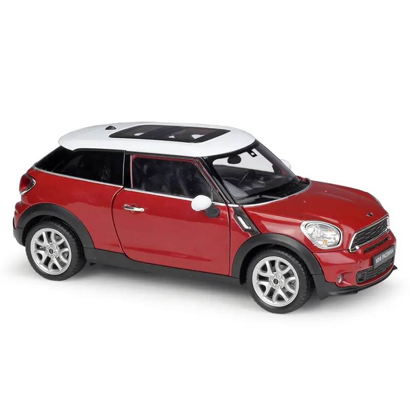 WELLY 1:24ダイキャストカーB-M-W MINI Cooper S Pacemanクラシックモデルカー合金金属おもちゃの車キッドクラフトデコレーションコレクション用