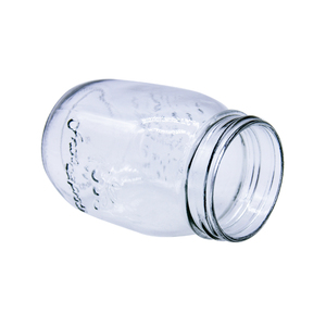 Commercio all'ingrosso 16oz noci sottaceti di mandorle di ceci contenitore chiaro 500ml cibo muratore quadrato salsa rotonda barattolo di <span class=keywords><strong>vetro</strong></span> con coperchio Modulare <span class=keywords><strong>in</strong></span> metallo - Product Image 5