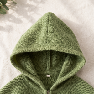 Suéter de Cachemira 2026, Sudadera con Cierre para Mujer, Diseño de Doble Bolsillo, Abrigo de Punto de Color Sólido de Alta Calidad - Product Image 2