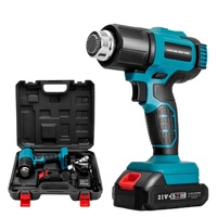 Pistolet à air chaud sans fil haute puissance à batterie lithium, réglable en température, rechargeable et portable pour le bricolage et usage industriel