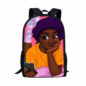 กระเป๋าเป้สะพายหลังนักเรียนลายอนิเมะสุดฮิตปี 2021 น้ำหนักเบา ผลิตจากวัสดุรักษ์โลก สำหรับเด็ก สีดำ ลายศิลปะแอฟโฟร ขนาดใหญ่ ใช้ได้ทั้งเด็กชายและเด็กหญิง ขายส่ง - Product Image 4
