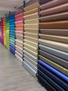 Saree Plaine Teint Plaine Satin Robe De Mariée <span class=keywords><strong>Saatin</strong></span> Tissu Tissé Plaine En Gros 100% Soie Mousseline De Soie 100% soie 22MM Spot 140CM 90gsm - Product Image 2