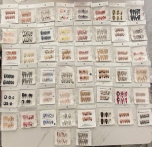 Uñas Postizas Hechas a Mano, Surtidas, <span class=keywords><strong>de</strong></span> Fábrica, con Descuento, Diseño Colorido, para Aplicación con Presión - Product Image 3