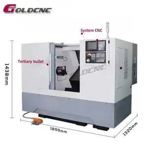 Preço de fábrica TMC-8Y cnc virando fresadora cama inclinada torno cnc máquina