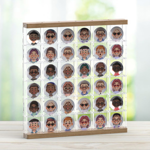 Étagère <span class=keywords><strong>de</strong></span> présentation en acrylique pour figurines, poupées, modèles, jouets, badges, support <span class=keywords><strong>de</strong></span> <span class=keywords><strong>rangement</strong></span> - Product Image 1