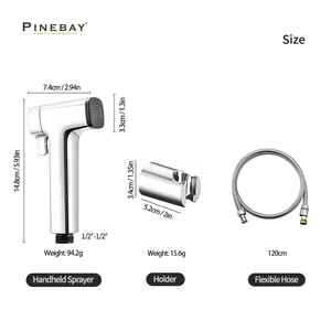 PINEBAY, Прямая поставка с завода, легкая установка, набор для биде, женский ручной распылитель для душа, душ, туалет, шаттаф - Product Image 2