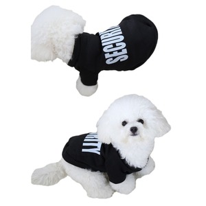Pet Crew Neck Sweatshirt Orange Green Security Print Polyester Dog <b>Cat</b> <b>Clothes</b> Autumn Winter Wear - Product Image 4