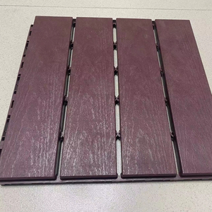Baldosas de Plástico con Diseño de Madera para Balcón Abierto y Jardín en el Techo, Drenaje Rápido del Agua de Lluvia - Product Image 1