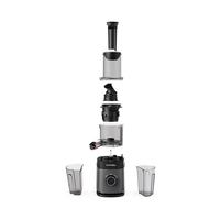 Multifunctionele Brede Goot Elektrische Oranje Juicer Batterij Werkte Geen Filter Scherm Trage Koude Pers Voor Huishoudelijk Gebruik