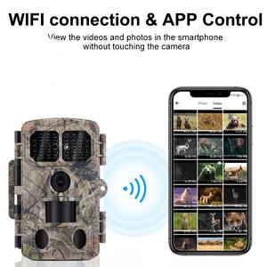 Caméra <span class=keywords><strong>de</strong></span> surveillance T680W 4K 30FPS, caméra <span class=keywords><strong>de</strong></span> <span class=keywords><strong>chasse</strong></span>, 100m WiFi BT, IP66 étanche, vision nocturne infrarouge, caméra <span class=keywords><strong>de</strong></span> sécurité pour la faune en extérieur - Product Image 5