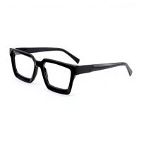 Montures de lunettes carrées, montures de lunettes à bordure complète, lunettes optiques unisexes, monture optique en acétate tendance, lunettes pour un usage quotidien