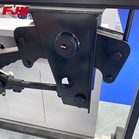 Suspension de semi-remorque robuste personnalisée Juxin, type allemand, suspension à ressorts à lames en acier