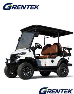 Carrito de golf de litio de 4 asientos, sistema de audio y entretenimiento con pantalla grande para miembros de clubes de golf - Product Image 3