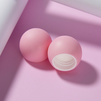 Bouchon à vis rond rose mignon 28/410, bouchon à vis en forme de boule, bouchons à vis en plastique de 28 mm