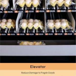 La máquina expendedora de huevos XY de gran capacidad con elevador y sistema de refrigeración puede vender alimentos frescos como huevos y verduras. - Product Image 3