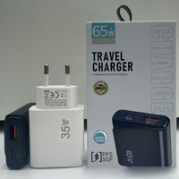 Desain Unik Ultra Tipis Logo Kustom Grosir PD 35W GaN Type-C Pengisi Daya Cepat Adaptor Charger Dinding untuk Samsung Android
