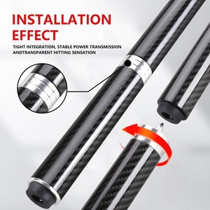 Extensión Universal <span class=keywords><strong>de</strong></span> Fibra <span class=keywords><strong>de</strong></span> Carbono para Taco <span class=keywords><strong>de</strong></span> <span class=keywords><strong>Billar</strong></span> con 3 Amortiguadores, Extensor Ligero <span class=keywords><strong>de</strong></span> 6 Pulgadas para la Mayoría <span class=keywords><strong>de</strong></span> las Marcas <span class=keywords><strong>de</strong></span> <span class=keywords><strong>Tacos</strong></span> - Product Image 3