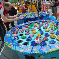 Machine de jeu de pêche multi-joueurs à monnayeur, simulateur de capture de poissons pour aires de jeux intérieures et centres commerciaux - Grande Vente