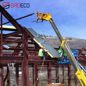 Painel de Lã de Rocha Sandwich para Parede e Telhado: Painéis de 30mm-150mm Coloridos, Isolamento à Prova de Fogo, Preço por Metro - Product Image 5