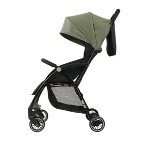 Cochecito de Bebé Ligero BabyGood A10 Gris Verde, Capacidad de 15 kg, Cuatro Ruedas, Marco Metálico, Plegado con un Botón - Product Image 1