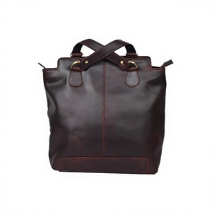 Sac à bandoulière en cuir véritable imperméable style vintage avec œillets métalliques pour femme – Sacs fourre-tout de luxe de haute qualité pour créateurs - Product Image 3