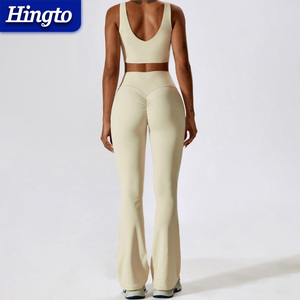 Sport Yoga reggiseno allenamento Set per donne Fitness alla moda palestra Activewear unico <span class=keywords><strong>abbigliamento</strong></span> da allenamento due pezzi Set Yoga <span class=keywords><strong>abbigliamento</strong></span> <span class=keywords><strong>sportivo</strong></span> - Product Image 5