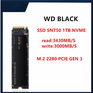 สินค้าใหม่ของแท้สำหรับ <span class=keywords><strong>SN750</strong></span> NVMe Solid State M.2 2280 PCIE3.0 SSD ภายในสำหรับเดสก์ท็อปดิสก์สีดำ1T/2T/500G - Product Image 3