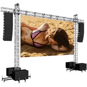 Outdoor led screen vertical display waterproof screen hot videos led screen outdoor display for street lighting