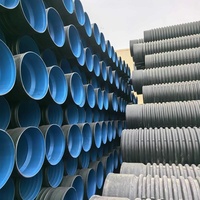 Tuyau ondulé en plastique flexible DN180 pour la construction de métros, utilisation pour les canaux de câblage électrique