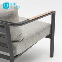 Uland – mobilier de jardin moderne en fonte d'aluminium, canapés de jardin, salon, ensemble de meubles d'extérieur