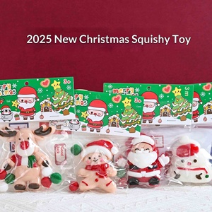 Jouet anti-stress de Noël à presser, avec musique, motifs Père Noël, élan, bonhomme de neige, homme en pain d'épices, unisexe, à partir de 3 ans - Product Image 3