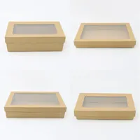 Boîte d'emballage pour vêtements en carton écologique réutilisable de haute qualité avec logo personnalisé