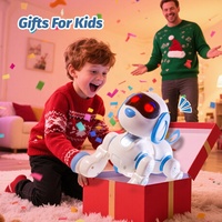 Juguete de Perro Robot Eléctrico Interactivo Inteligente, Programable, de Plástico, Simulación Electrónica, Control Remoto, para Niños, Perfecto