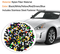 Nouveau Kit Universel de 1000 attaches et clips de retenue en nylon pour automobile, assortiment de broches à pression pour garnitures de carrosserie, ailes et panneaux de pare-chocs