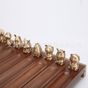 เครื่องประดับเตาเผาเครื่องหอมตามนักษัตรจีน, งานฝีมือทองเหลือง, ห้องอ่านหนังสือ, โต๊ะน้ำชา, ของตกแต่งห้องนั่งเล่น, ของขวัญ - Product Image 3