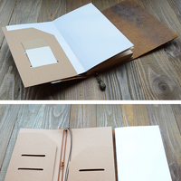 Carnet de notes créatif en cuir véritable journal de bureau vintage gravé avec serrure